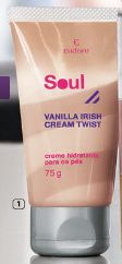 soul vanilla irish cream twist hidratante para pés